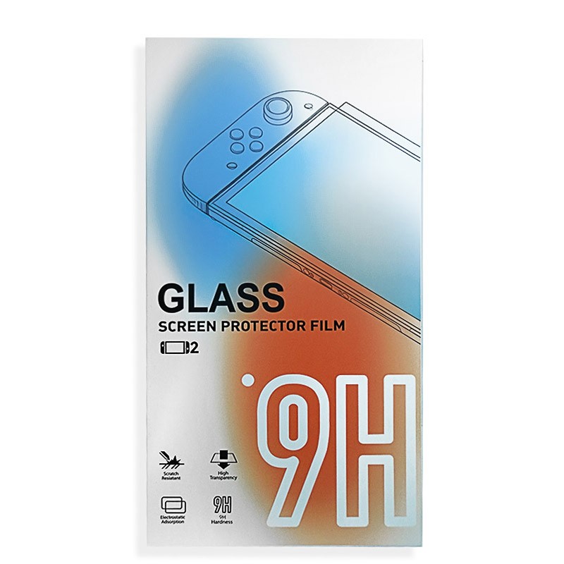 New 2 Pack 9H Tempered Glass Screen Protector Film For Nintendo Switch 2 (2025)