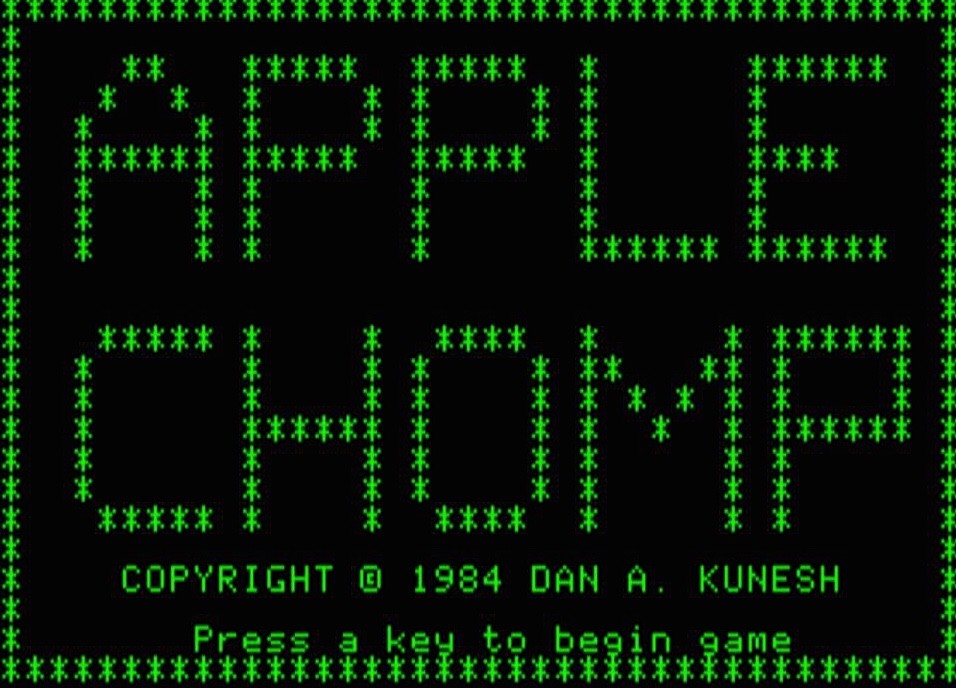 Apple III Home Computers / Apple Chomp Game