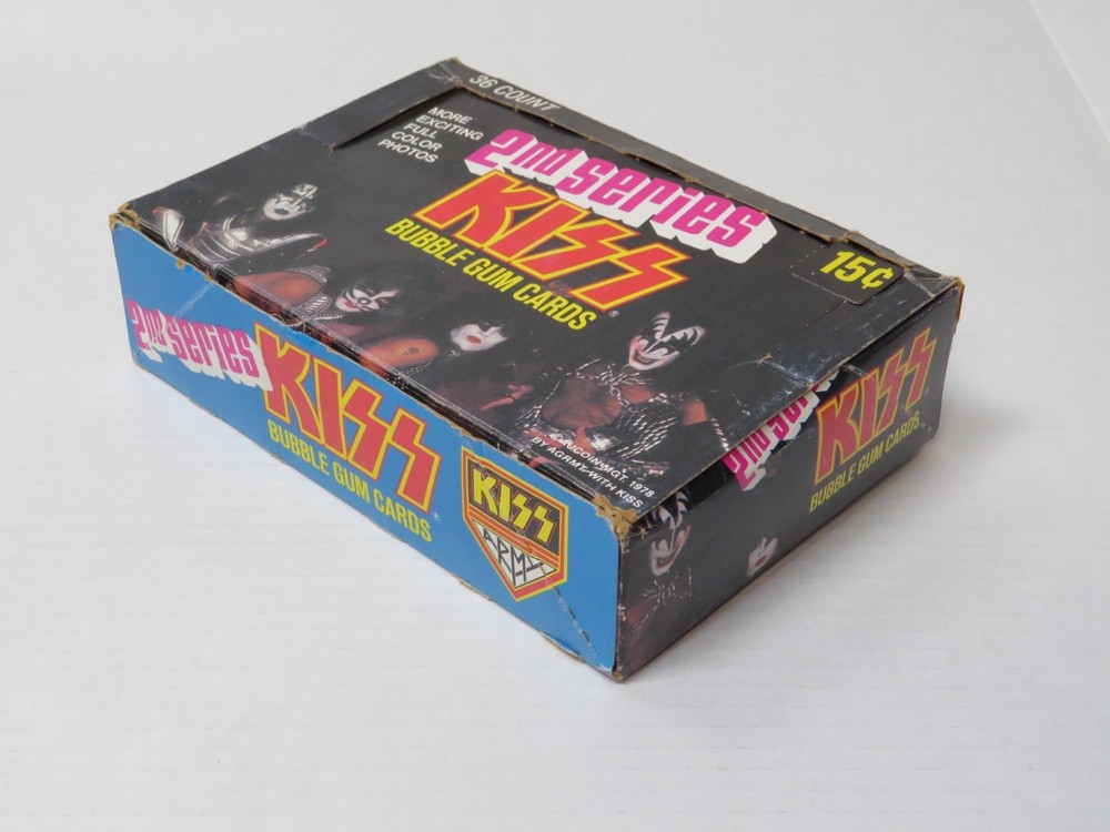 KISS DONRUSS SERIES II EMPTY BOX AUCOIN 1978