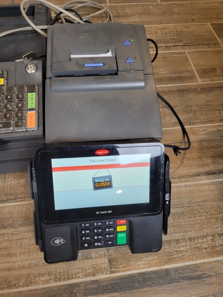 Toshiba 4852-570 Complete POS System w Barcode Scanner, Printer, Terminal Reader