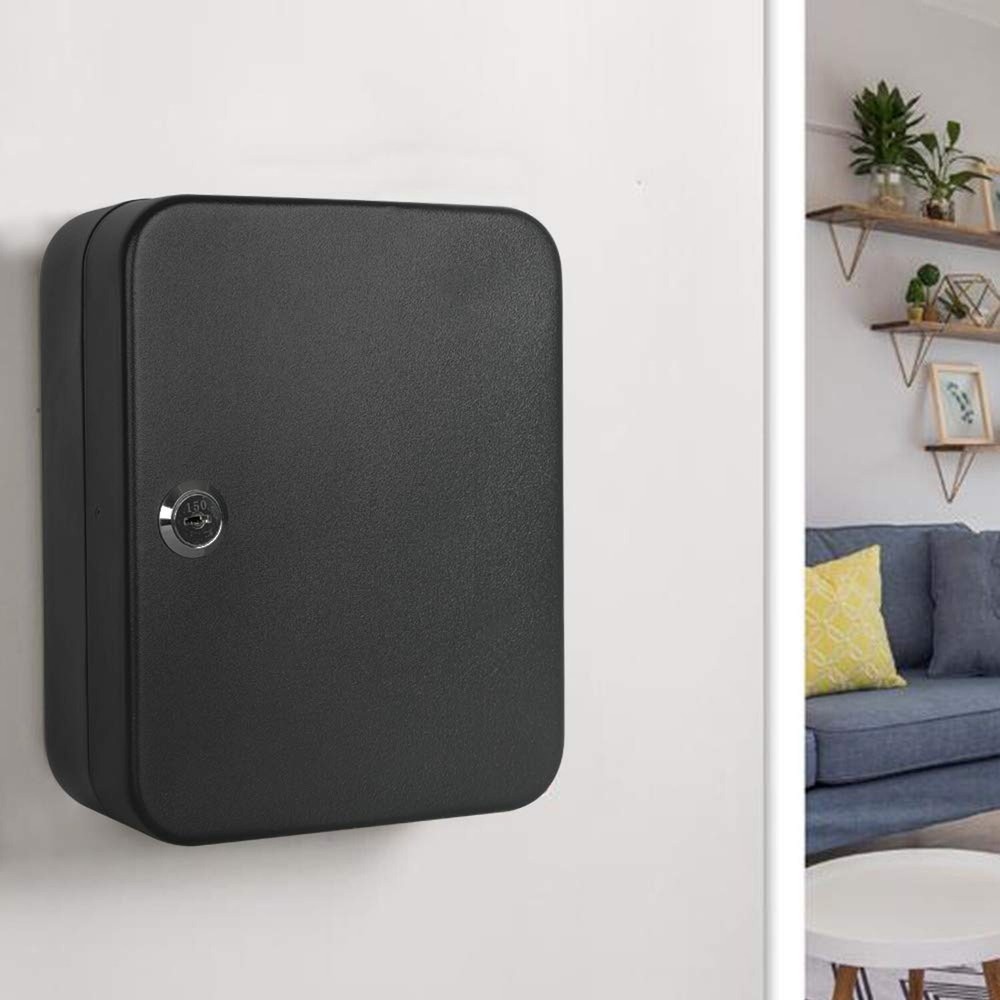 KYODOLED Key Cabinet Wall Mount,Locking Key Organizer,Key Storage Lock Box wi...