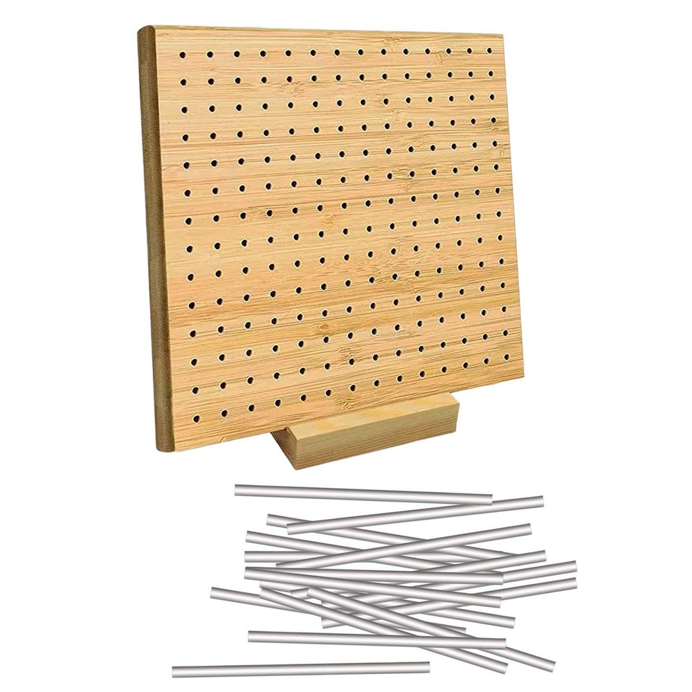 Crochet Blocking Board with Pegs Pegboard for Blocking Crochet for Beginners