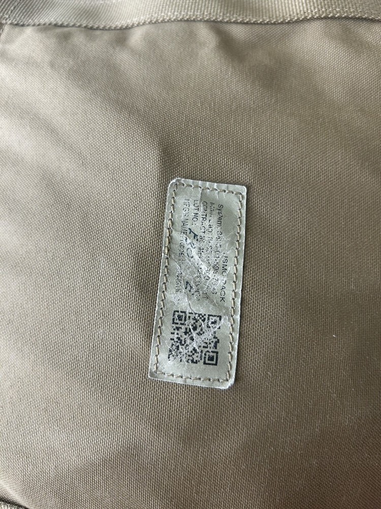 USMC FILBE Rucksack Pack Coyote (Main Pack Only) Grade 2