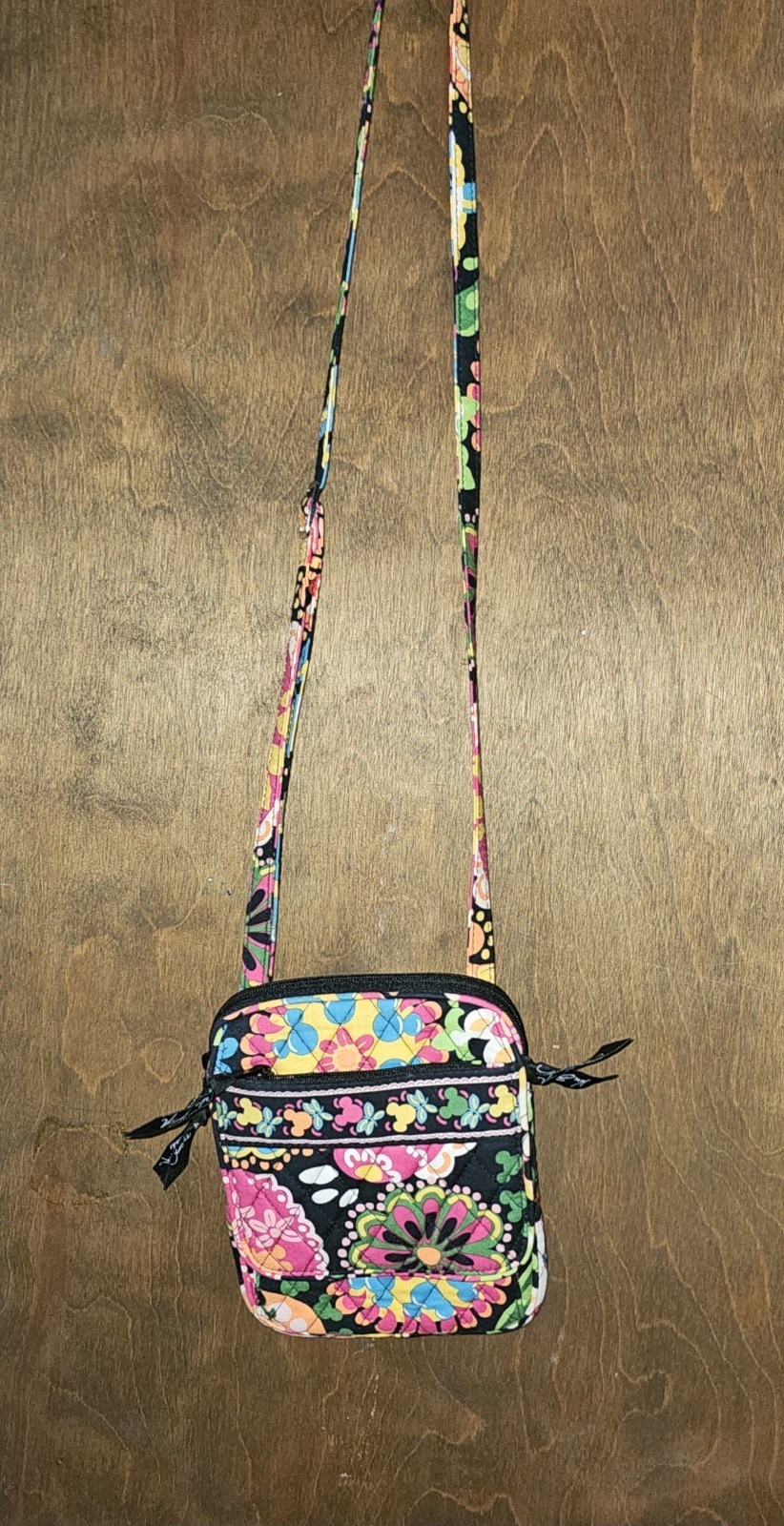 Vera Bradley Disney Parks Midnight with Mickey Mini Hipster Crossbody Purse Bag