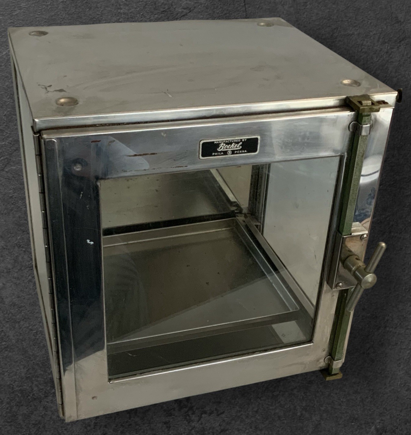 Vtg Boekel Scientific Incubator- Phila PA-12x12” Metal & Glass - Untested/AS IS