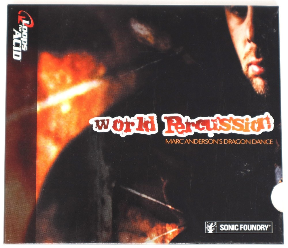 Sonic Foundry World Percussion Loops For Acid Sample/Sound Library/Sampling CD