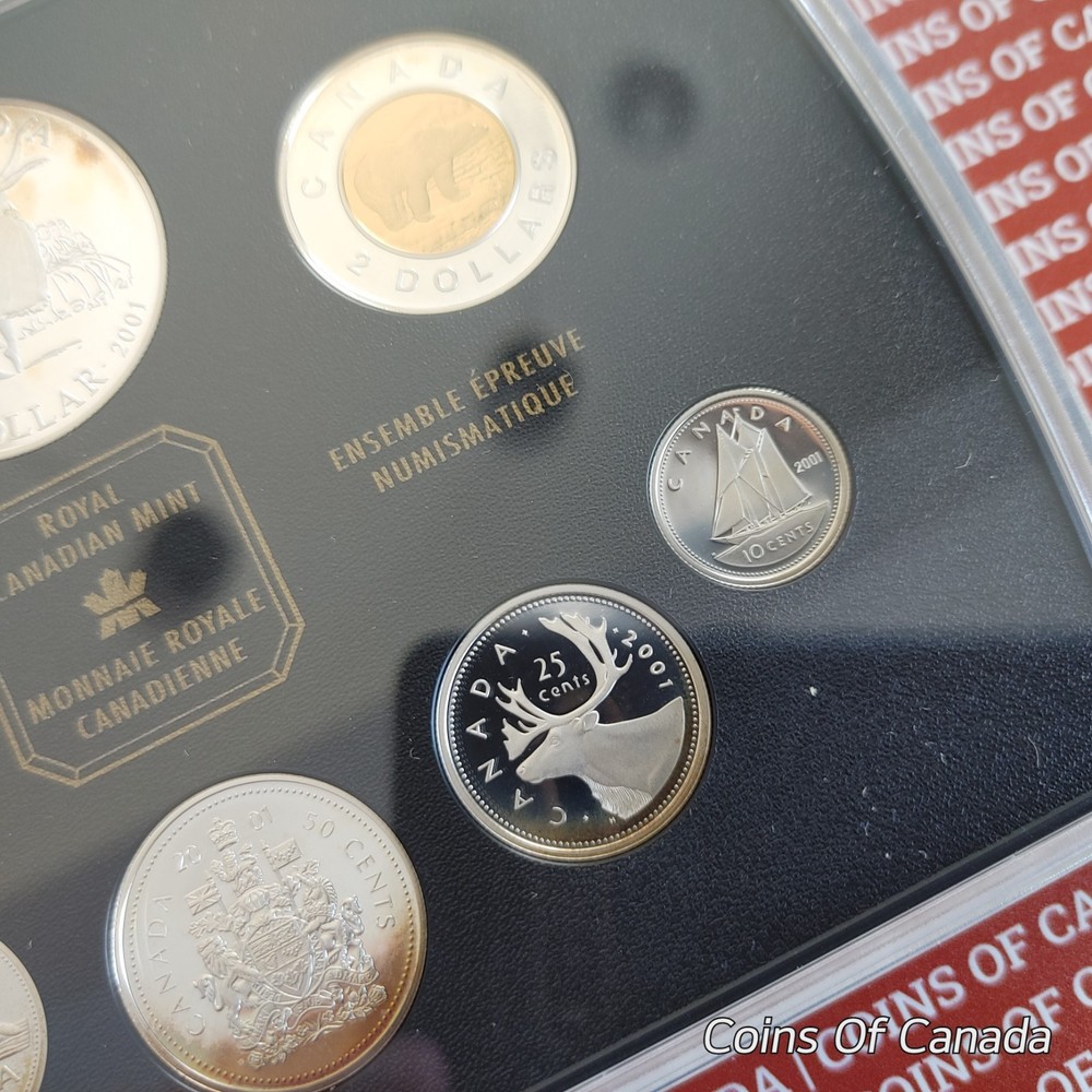 2001 Canada Proof Set - Special Edition ANA Set - Perfect + Rare! #coinsofcanada