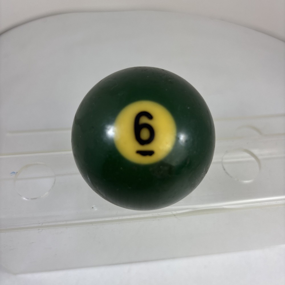 Vintage Bakelite Solid #6 Ball Billiard Pool Replacement Tested 2 1/4" Standard