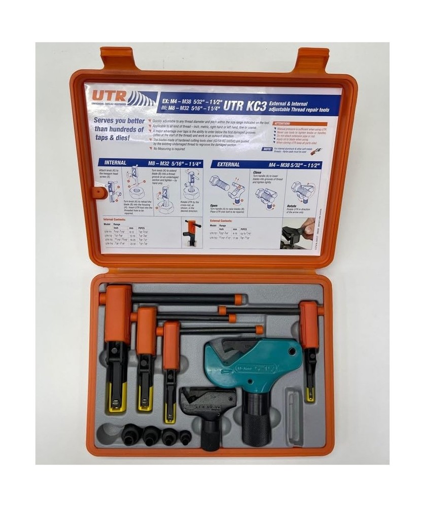 KC3 - External & Internal Adjustable Restorers – Universal Thread Repair T