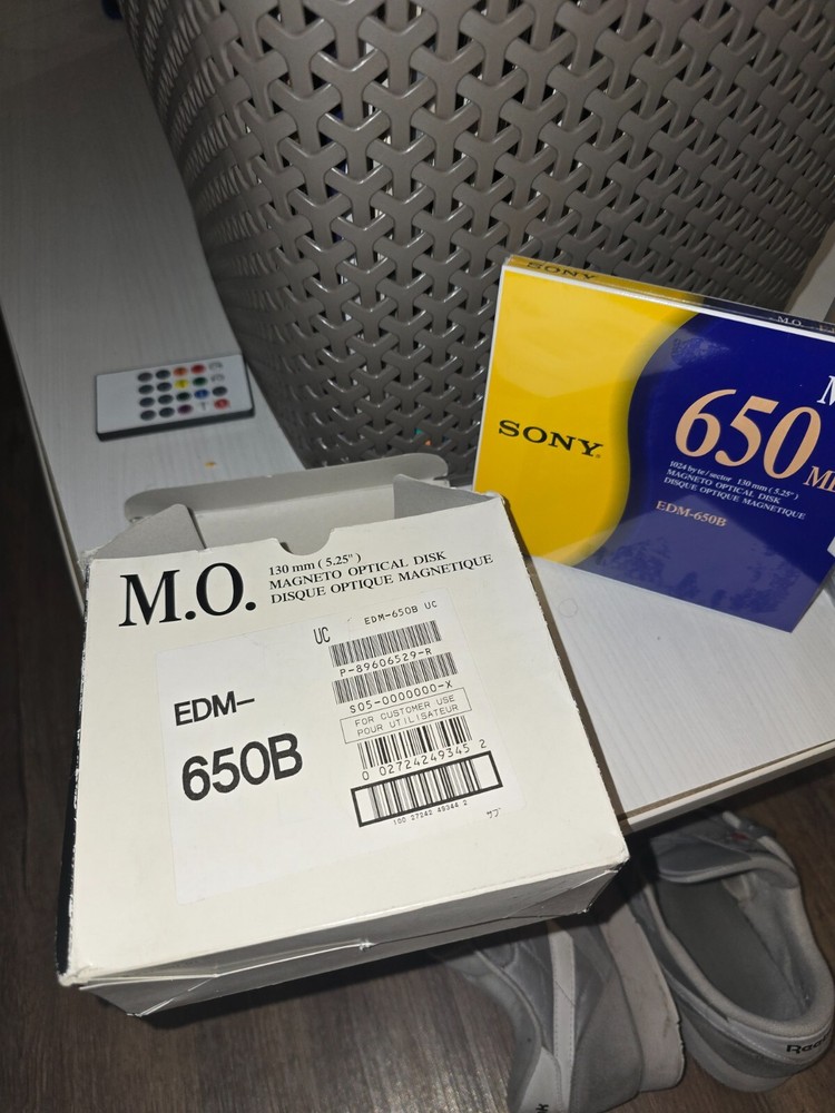 Sony M.O. Backup Disks 650mb, EDM-650B