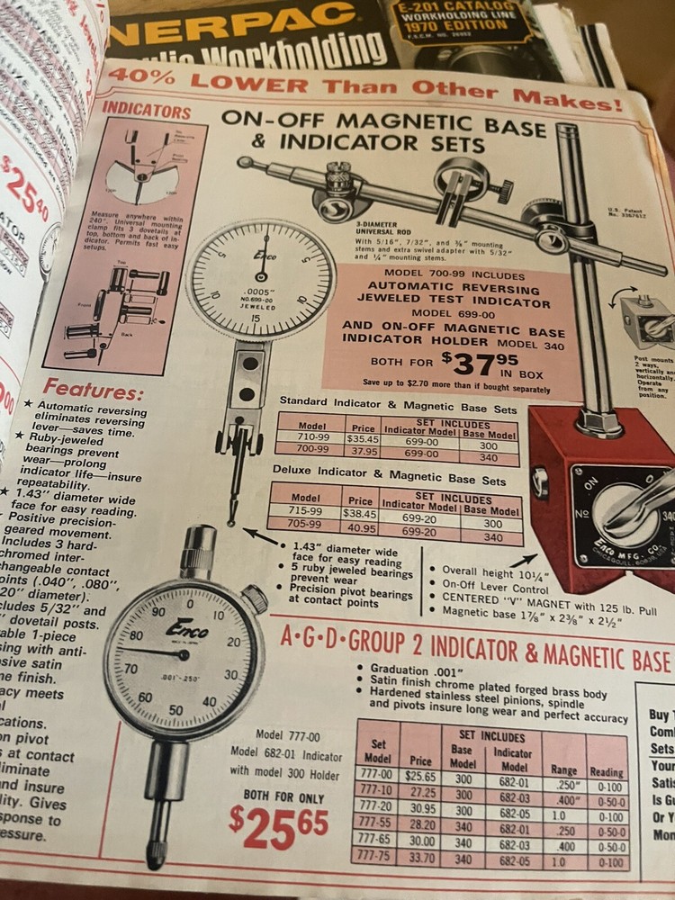 Enco Manufacturing Tool Catalog, 1971