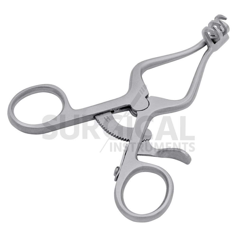 Weitlaner Retractor 4.5" 2x3 Prong SHARP Stainless Steel German Grade