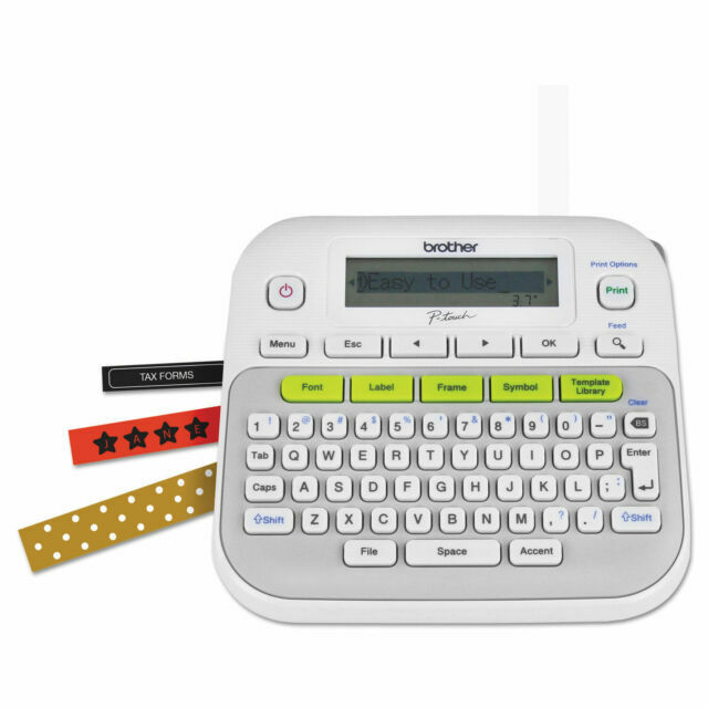 Brother PT-D210   P-Touch Easy Compact Label Maker - Brand New.