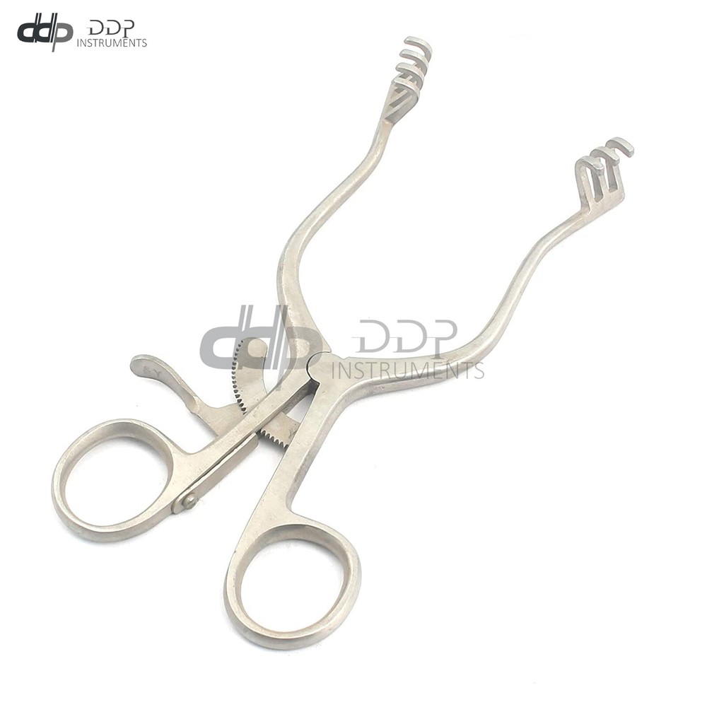 Weitlaner Retractor 4.5'' BLUNT 3x4 Prong Surgical ENT Veterinary Instruments