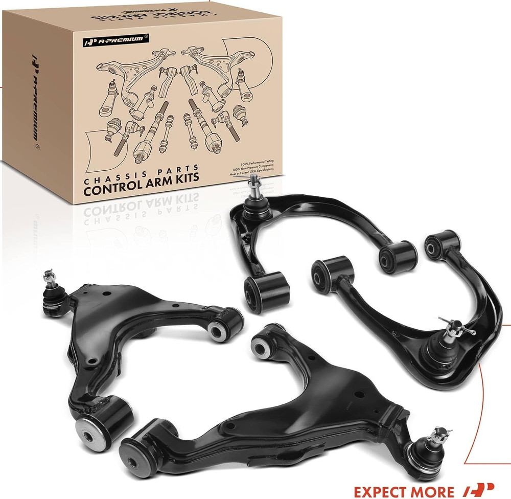 2005-2015 Tacoma Front Upper Lower Control Arm Kit–Compatible Replacement