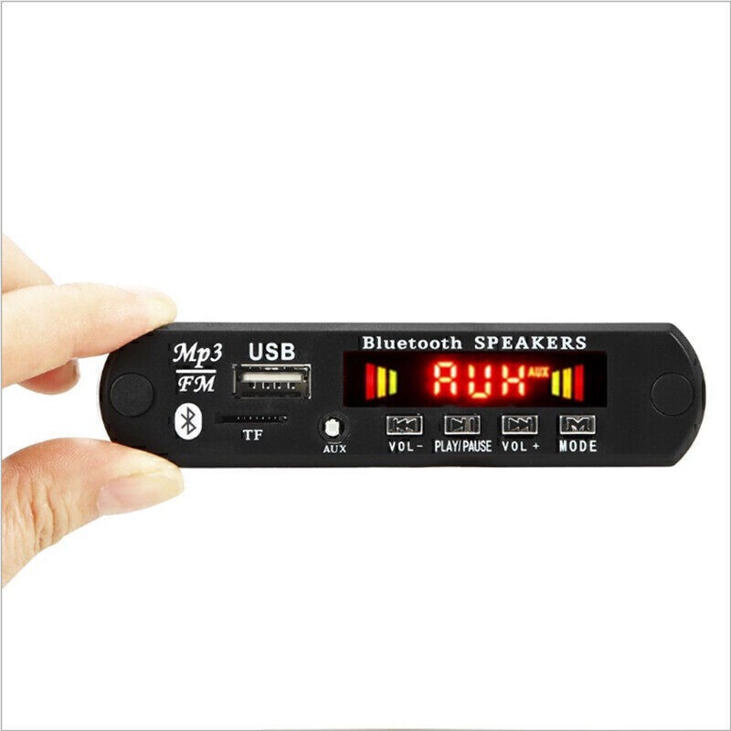 25W MP3 Decoder Board Bluetooth 5.0 50W Car FM Radio Module Support TF USB AUX