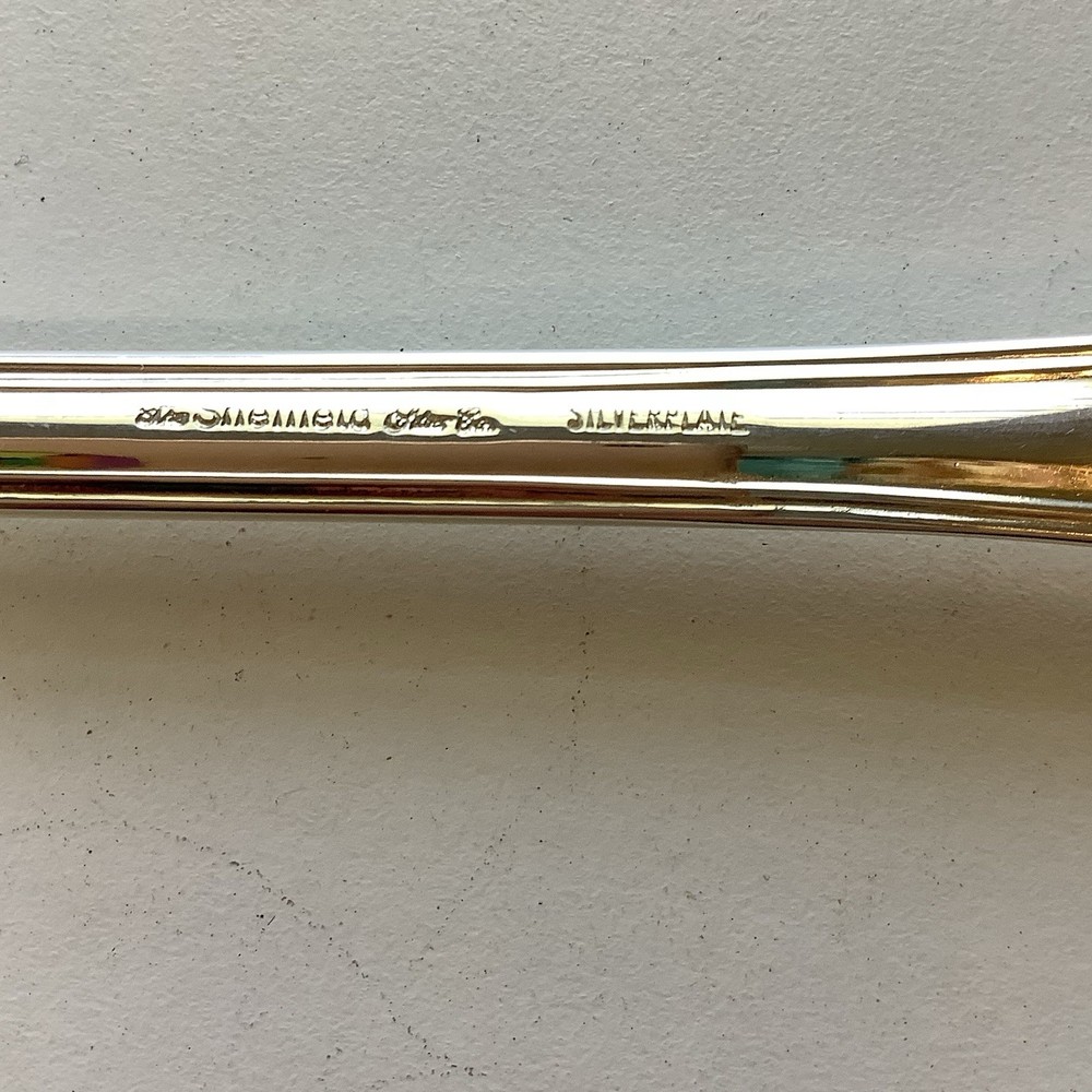 Kings Design Sheffield England Large 13" Serving Spoon Silverplate EUC