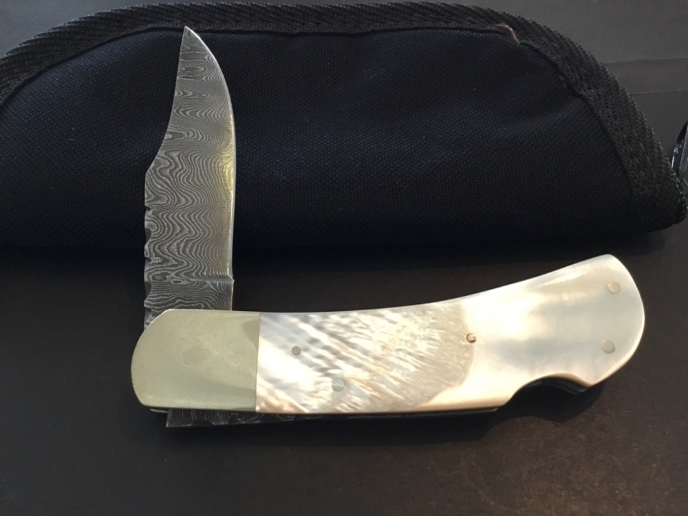 Custom Mark Nevling (Burr Oak) Lockback like Slipjoint Folder Folding Knife