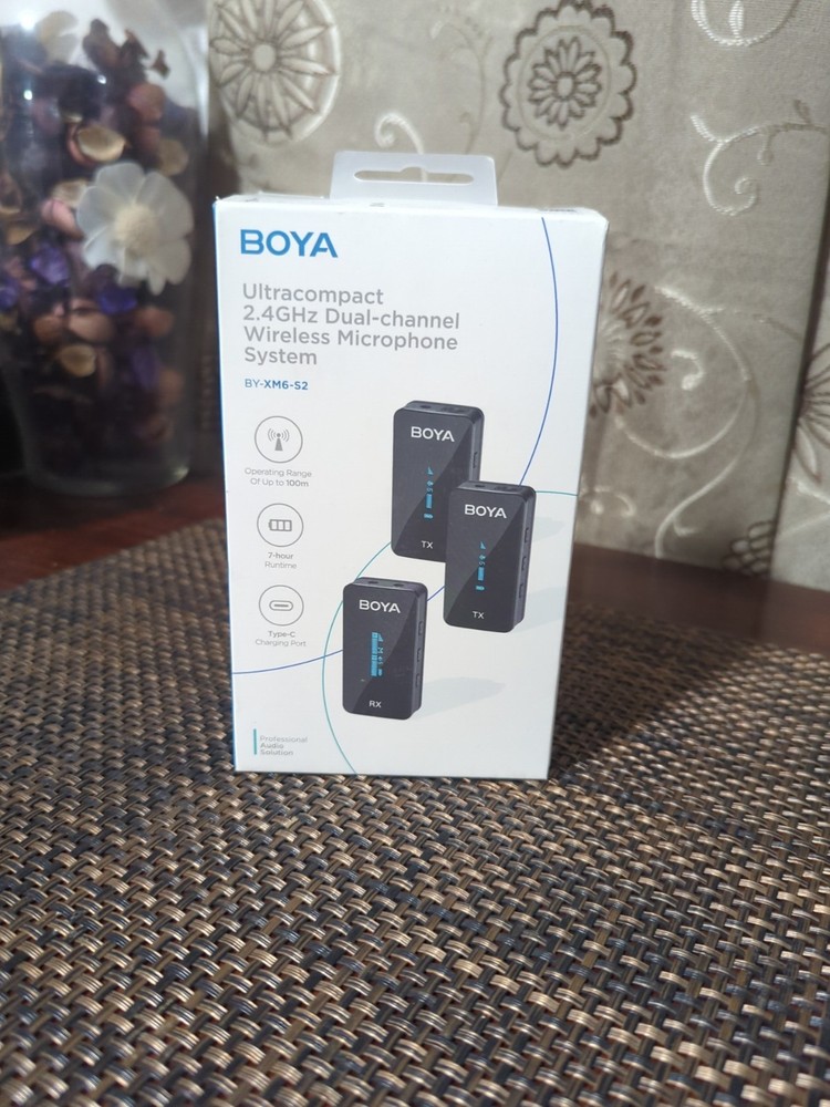 Wireless Lavalier Microphone System  BY-XM6 S2 2.4Ghz Wireless