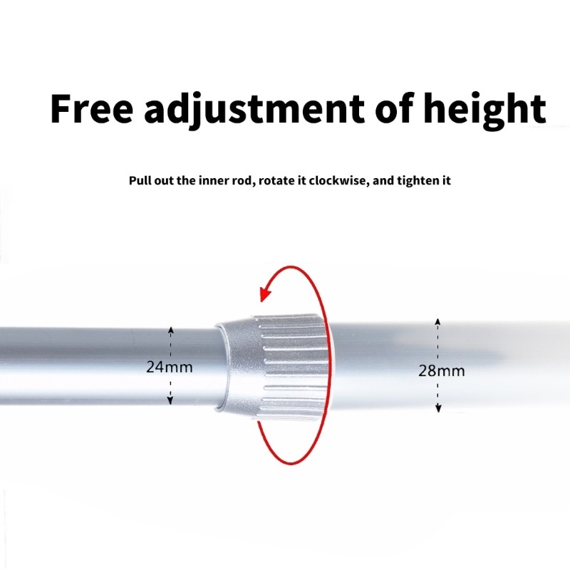 Telescopic Security Camera Bracket Ceiling Camera Mount with Hiddened Wiring