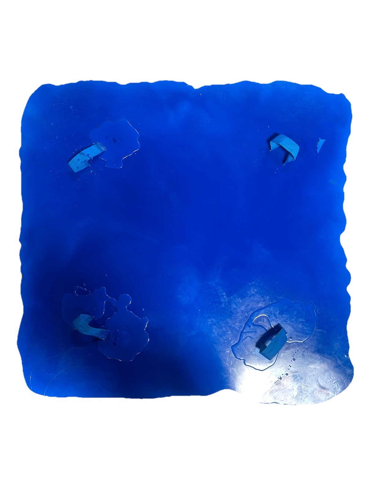 (2) Large 44" x 44" Roman Slate Seamless Featheredge Texture Skins for Concrete