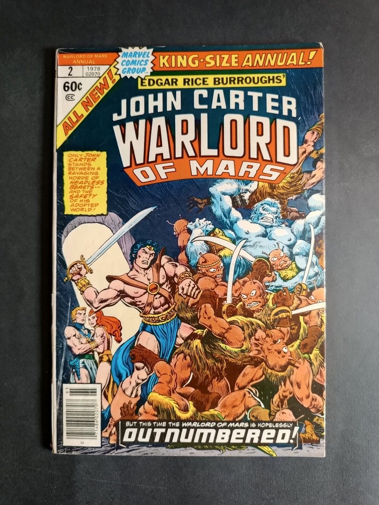 JOHN CARTER, WARLORD OF MARS No. 2 MARVEL COMICS GROUP (1978) Comic Book