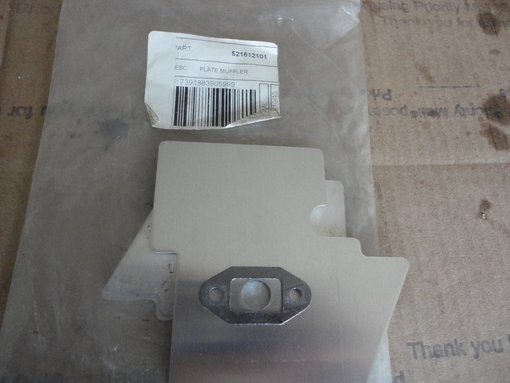 ONE NEW Genuine Redmax  521612101 Muffler Plate