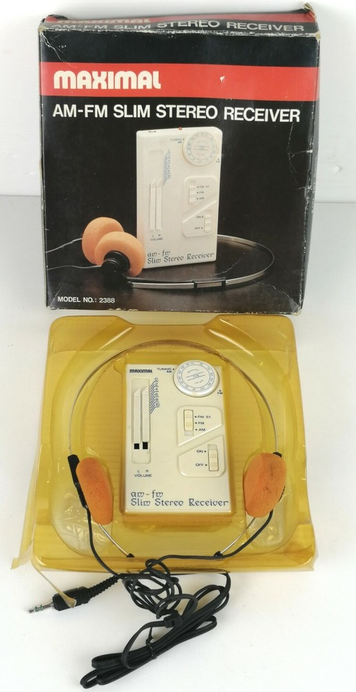 MAXIMAL - RADIO - FM/AM - 80s - MINT - WORKING - 11CM