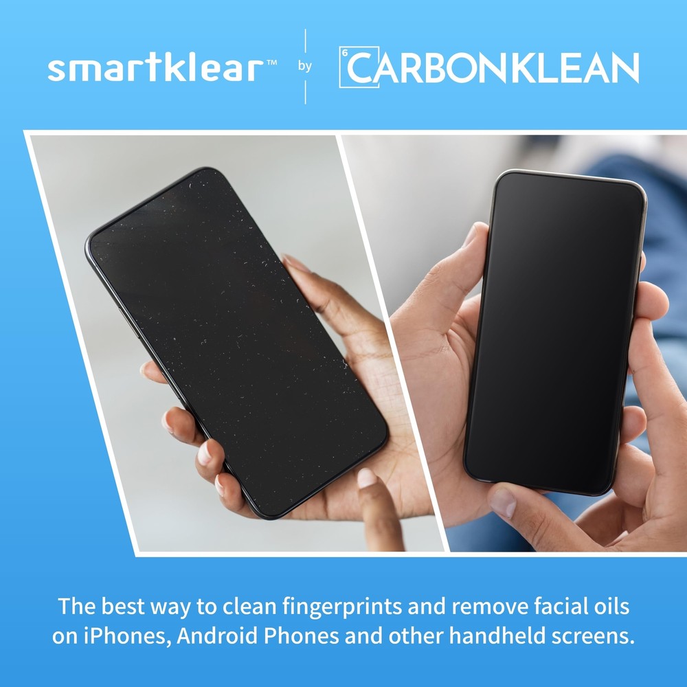 Carbon Klean SmartKlear Smart Phone Screen Cleaner - Efficient and Durable