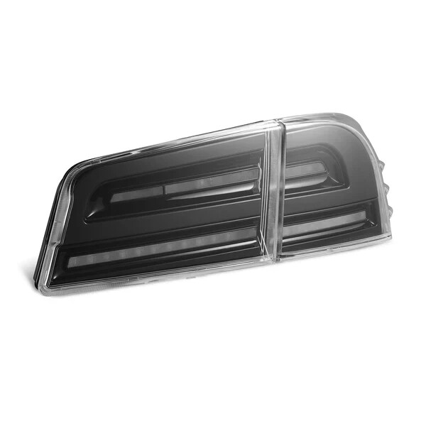 AlphaRex Alpha Black Luxx LED Sequential Tail Lights for 12-21 Tesla Model S