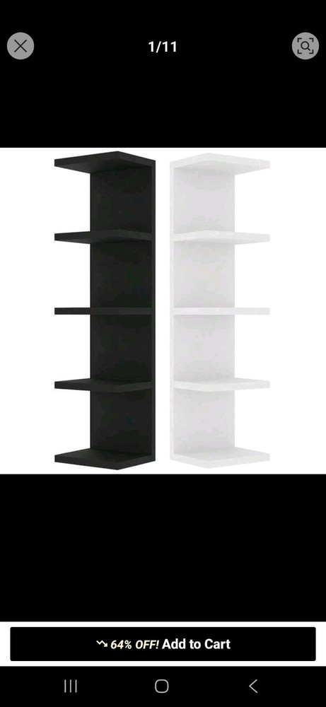 3/5 Layer Wall Frame Unit - Floating Frame Wall Frame Multifunctional Wall Shelf