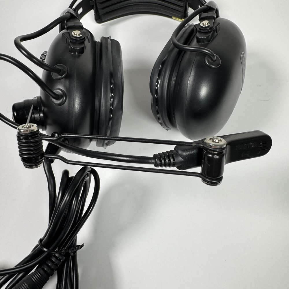 Flightcom Aviation Headset Dual Plug GA Pilot W/ Mic Sonetics A-5