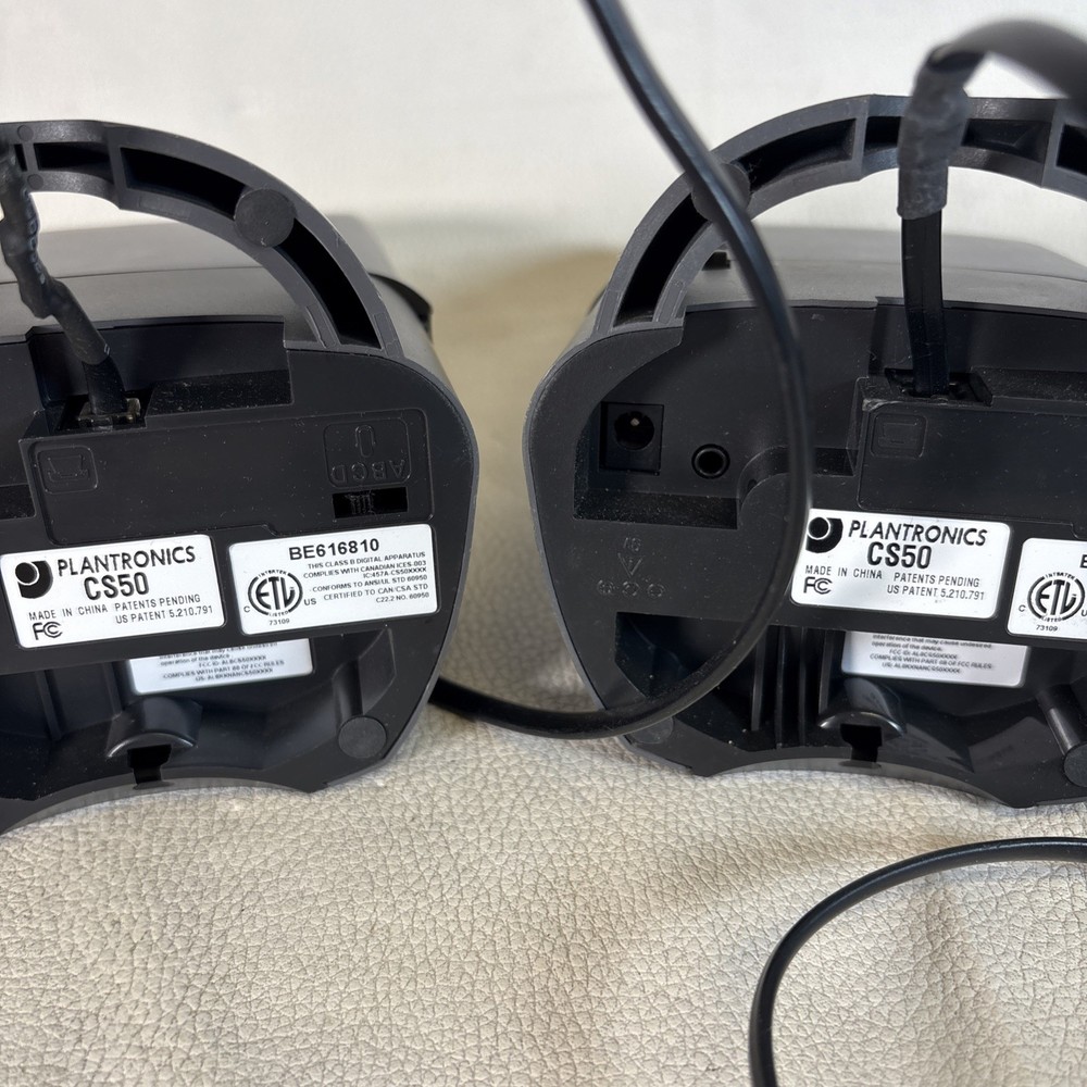 Plantronics Bundle - CS50 Wireless Office Headset System Lot Of 2 With Extra's