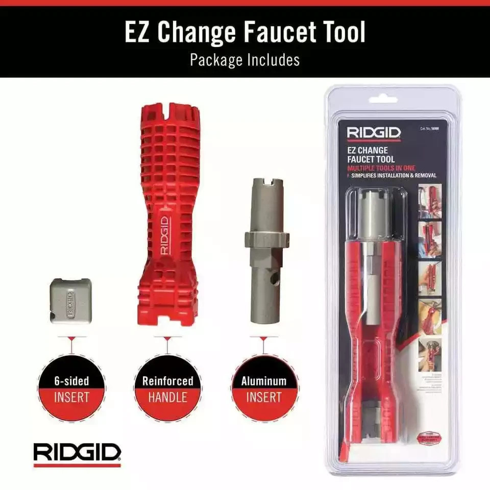 RIDGID EZ Change Plumbing Wrench Faucet Installation and Removal Tool