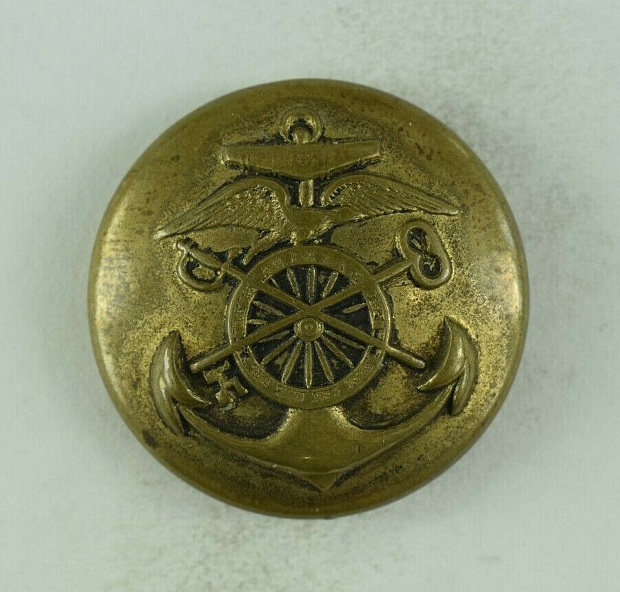 c.1901 U.S. Harbor Boat Service Uniform Button H10DT