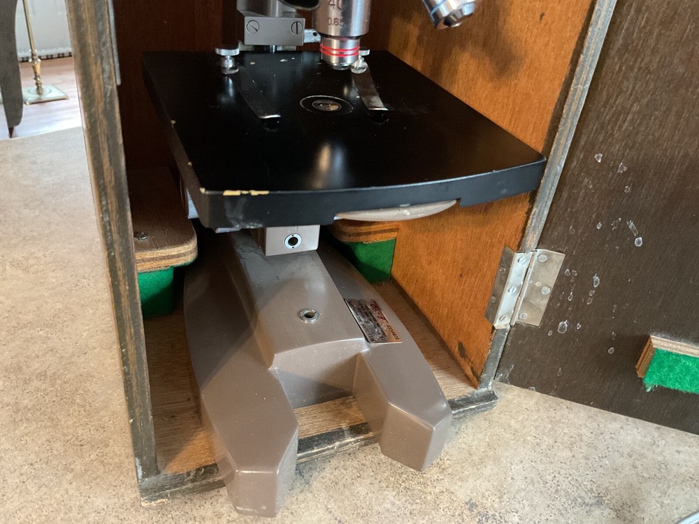 Vintage Swift Microscope with Locked Case Ninety Series 656940