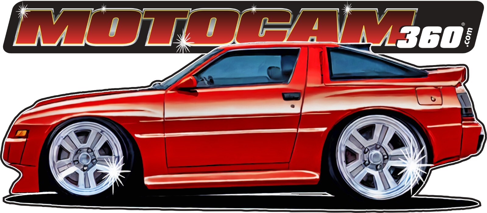 Mitsubishi Starion Conquest Hood Strut Kit Hood Prop Elimination- by Motocam