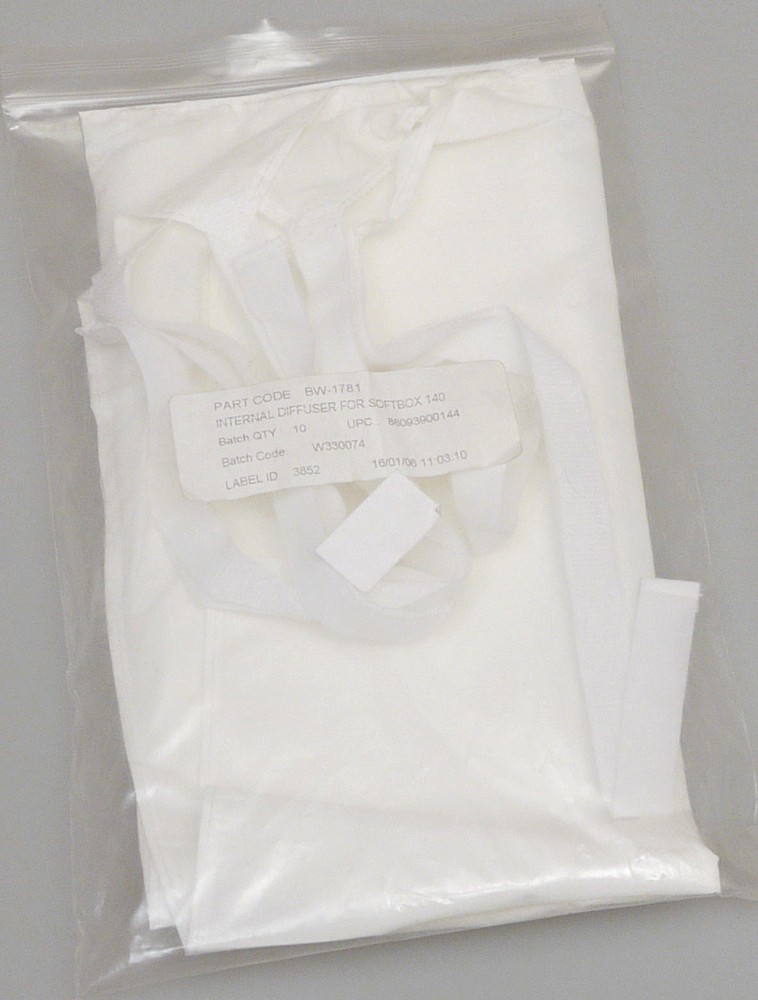 PRL) SOFTBOX 140 NYLON INTERNAL DIFFUSER LIGHT PANEL LIGHT DIFFUSER CANVAS