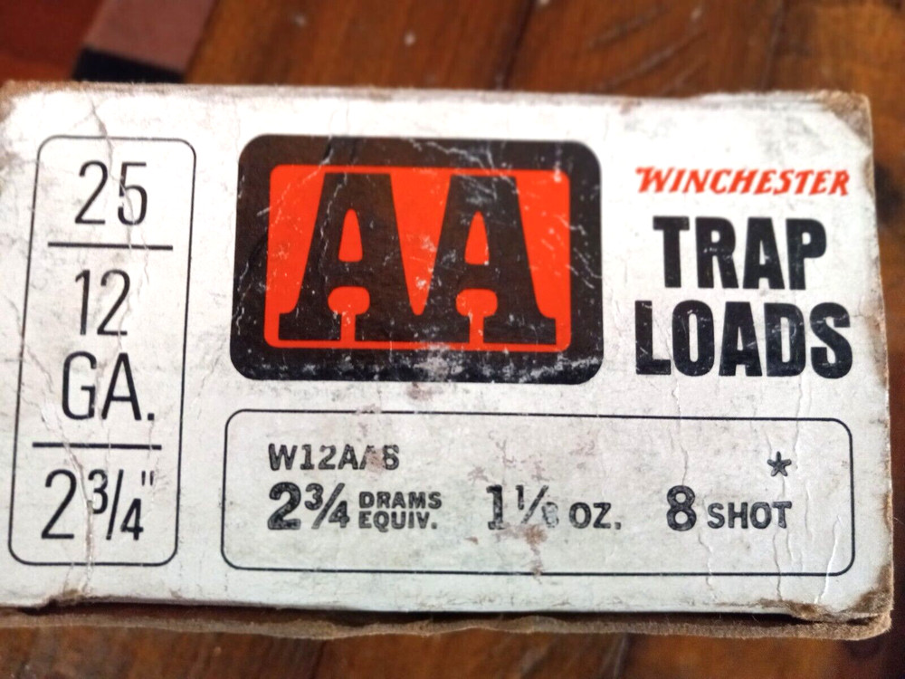 Winchester AA Double A Trap Load Box Empty 12ga