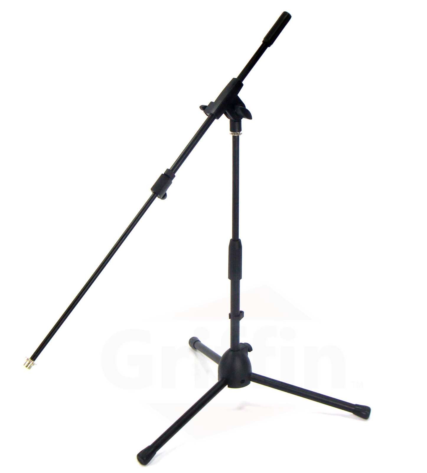 GRIFFIN Short Microphone Boom Stand | Small Low Mic Holder Guitar Amp Mount Drum