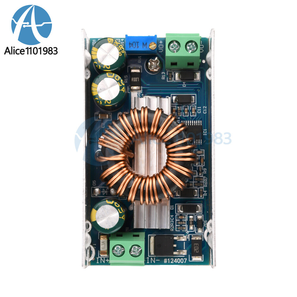 100W 6A DC-DC Buck Module Adjustable Step-Down Power Module 10-90V to 1.5-60V