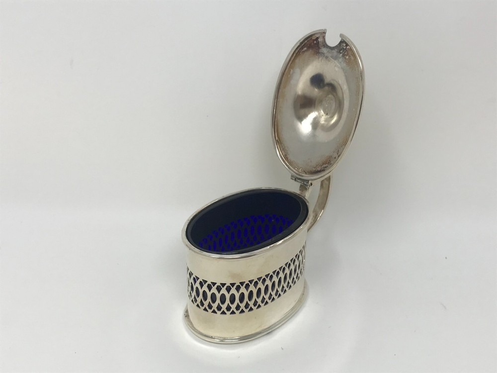 800 Silver Mustard Pot