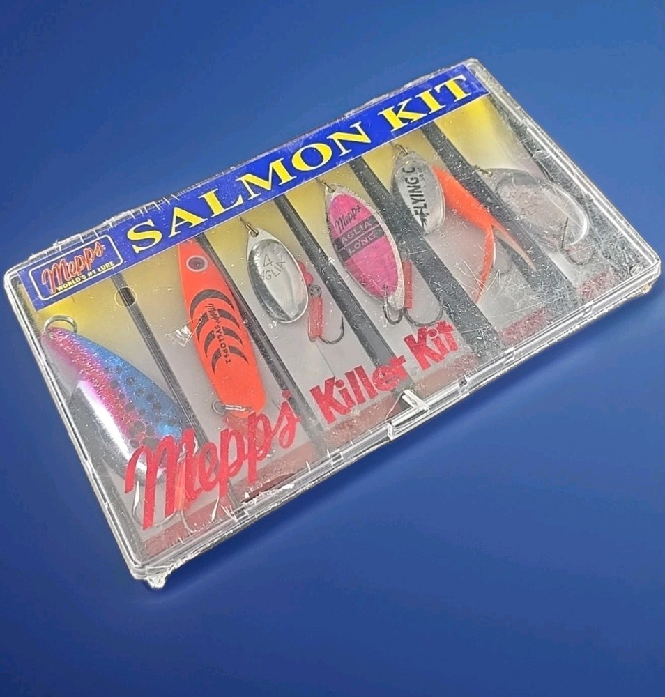 Mepps Salmon Kit - Plain Lure Assortment 6 Pc