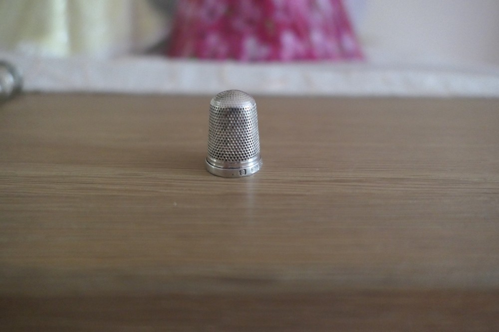 Silver Thimble Lot 2 Hallmark