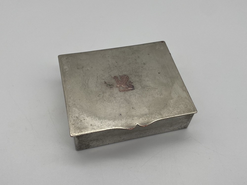 Vintage Cigarette Box Or Trinket Box Crescent Silverware MFG CO. INC.