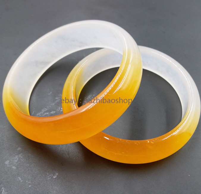 Natural Pretty 56-62mm Multicolor Jade Gemstone Bangle Bracelet AAA