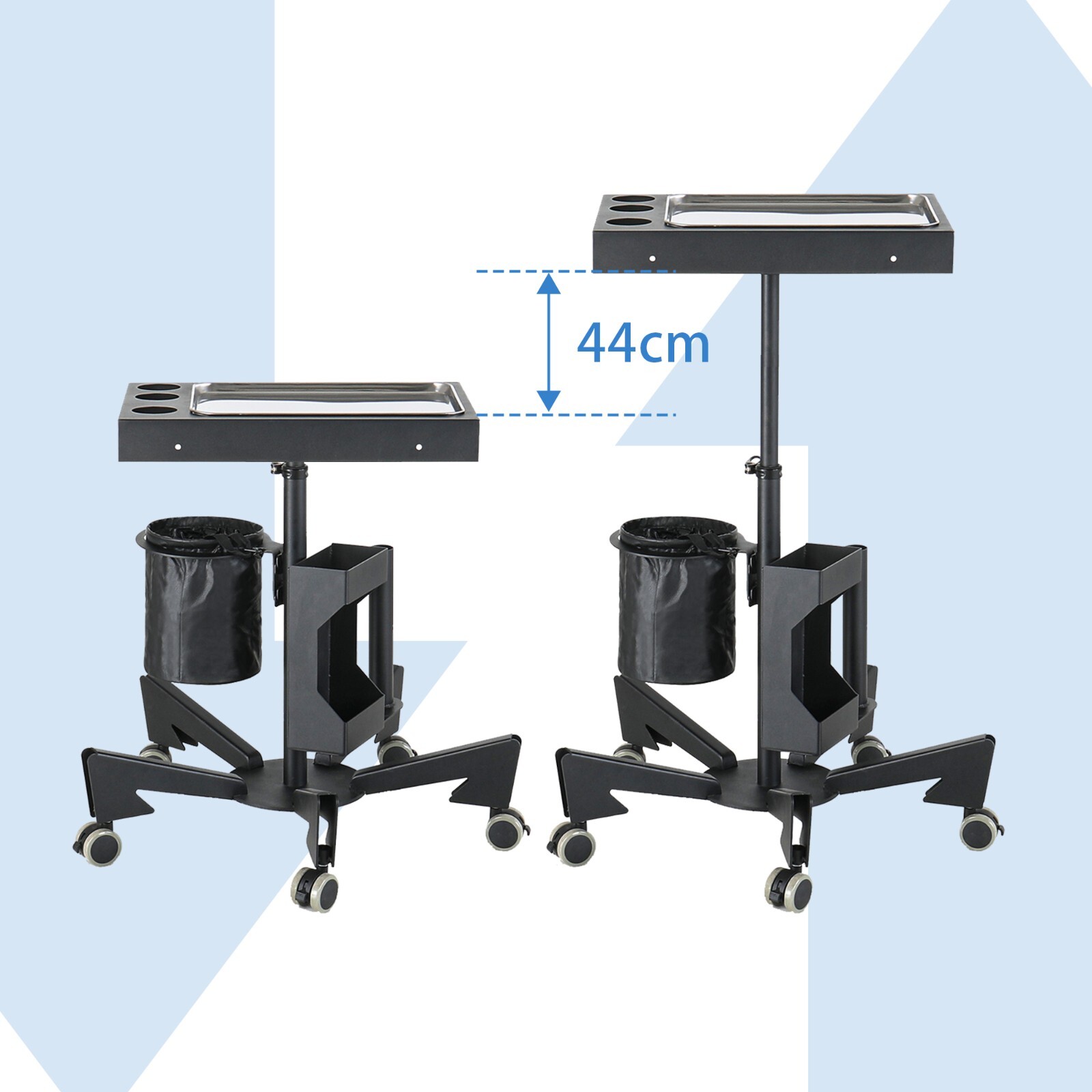 Tattoo rolling tray portable tattoo tray tattoo stand Moblie tattoo workstation