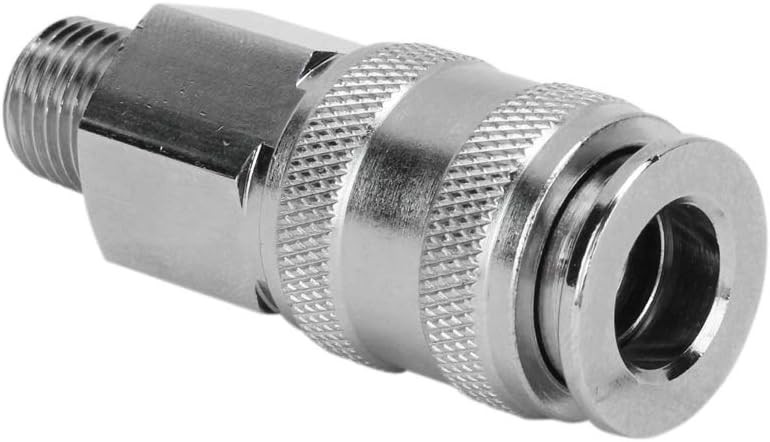 Milton 5 In ONE Universal Quick-Connect Coupler, 1/4" MNPT