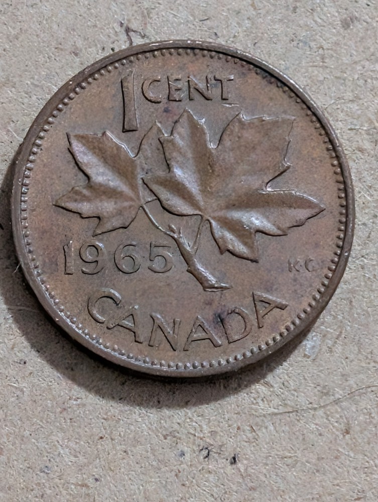 1965 ONE CENT CANADA