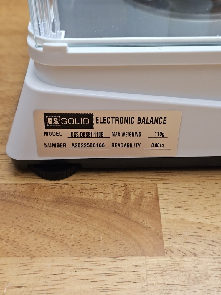 US Solid USS-DBS81-110G Analytical Balance Digital Lab Scale 110 x .001g